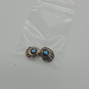 Elegant Silver and Turquoise Earrings
